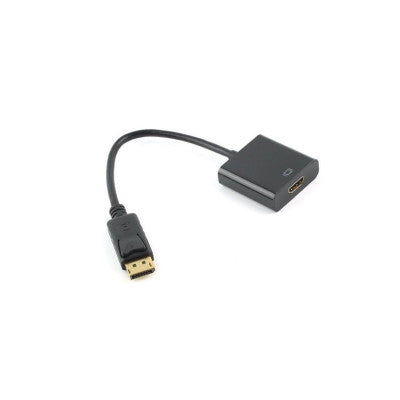 An Display Port to HDMI Adapter Black