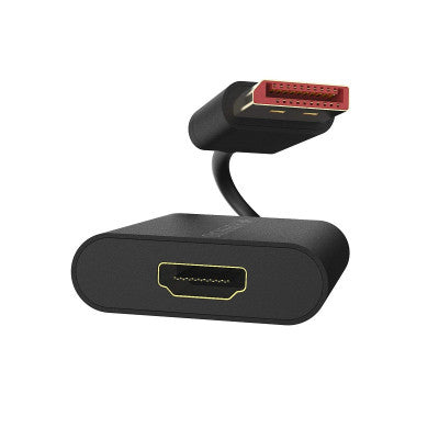 An Display Port to HDMI Adapter Black