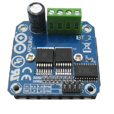 An Double BTS7960 43A H-Bridge High-Power Stepper Motor Driver Module