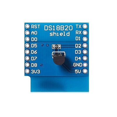 An DS18B20 Module for D1 MINI Temperature Measurement Sensor Module