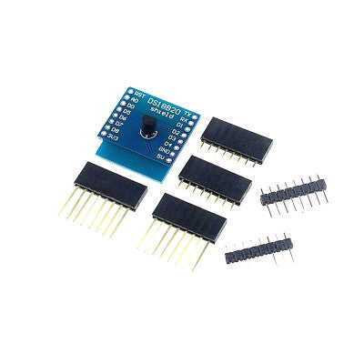 An DS18B20 Module for D1 MINI Temperature Measurement Sensor Module