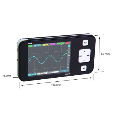 An DS211 Mini Pocket Portable Oscilloscope
