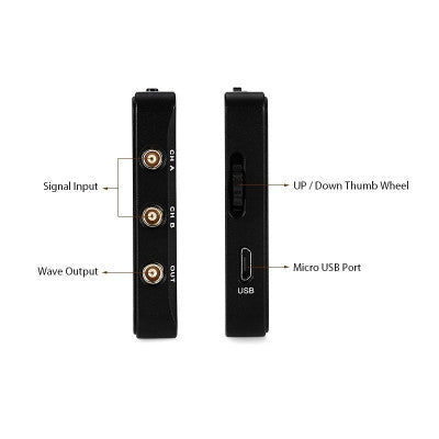 An DS212 Mini Pocket Portable Oscilloscope