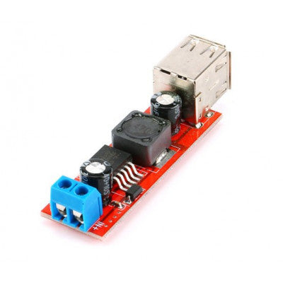 An Dual USB Output 9V / 12V / 24V / 36V Car Charger Switch 5V DC-DC Power Supply Module 3A Buck Regulator