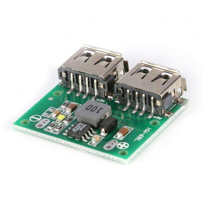 An Dual USB Output 9V-12V-24V to 5V 3A DC-DC Car Charging Voltage - Stabilizer Module
