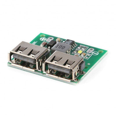 An Dual USB Output 9V-12V-24V to 5V 3A DC-DC Car Charging Voltage - Stabilizer Module