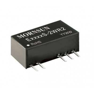 An E0505S-2WR2 Mornsun 5V to ±5V DC-DC Converter 2W Power Supply Module - Miniature SIP Package