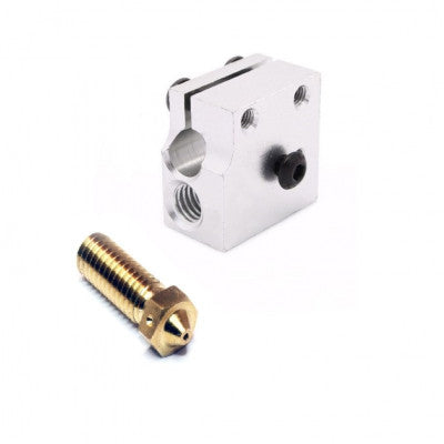 An E3D 12V Volcano Upgrade Kit for 1.75mm with 0.80 mm Nozzle