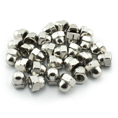 An M4 MS Dome Nut (Acorn Nut) - 10 Piece pack