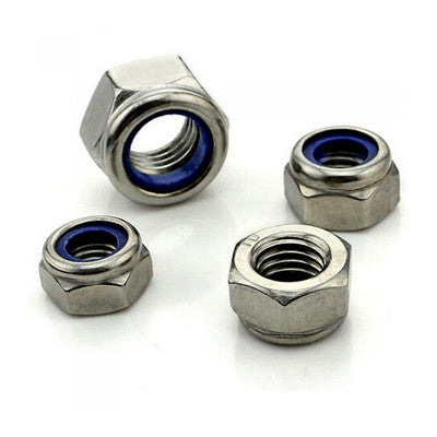 An M5 MS Nyloc Nut - 10 Pieces Pack