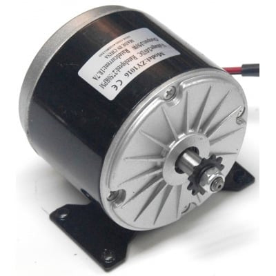 An Ebike MY1016 350W 24V 2750RPM DC motor