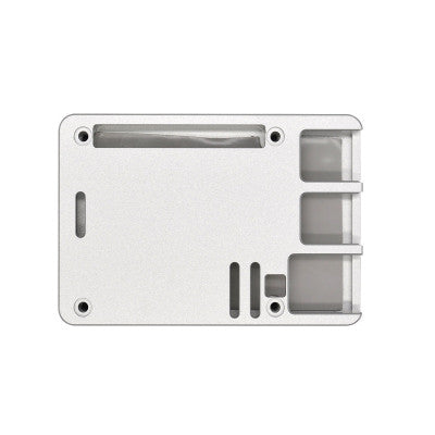 An EDATEC Pi5 Passive Cooling CNC Box, silver