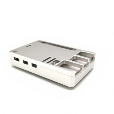 An EDATEC Pi5 Passive Cooling CNC Box, silver