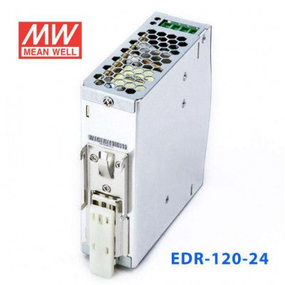 An EDR-120-24 Mean well SMPS - 24V 5A 120W Din Rail Metal Power Supply