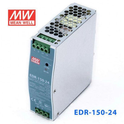 An EDR-150-24 Mean well SMPS - 24V 6.5A 156W Din Rail Metal Power Supply