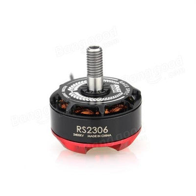 An EMAX Black RS2306 2400KV BLDC FPV Racing Motor