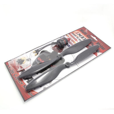 An EMAX MT2213 935KV Brushless DC Motor for Drone - Red Cap (CCW) With 1045 Propeller Combo (Original)