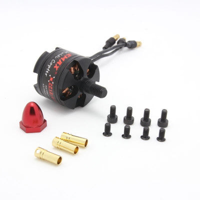 An EMAX MT2213 935KV Brushless DC Motor for Drone - Red Cap (CCW) With 1045 Propeller Combo (Original)