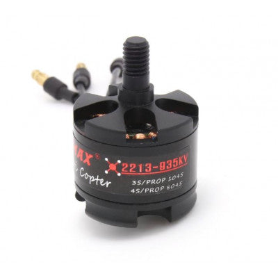 An EMAX MT2213 935KV Brushless DC Motor-Black Cap (CW Motor Rotation) With 1045 Propeller Combo (Original)