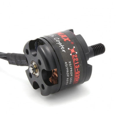 An EMAX MT2213 935KV Brushless DC Motor-Black Cap (CW Motor Rotation) With 1045 Propeller Combo (Original)
