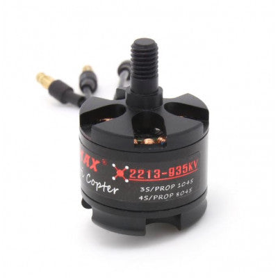 An EMAX MT2213 935KV Brushless DC Motor for Drone - Red Cap (CCW) With 1045 Propeller Combo (Original)