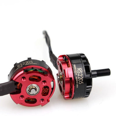 An EMAX RS2205 2300KV Brushless DC Motor for FPV Racing Drone - Red Cap (CCW Motor Rotation)