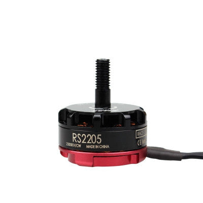 An EMAX RS2205 2300KV Brushless DC Motor for FPV Racing Drone - Red Cap (CCW Motor Rotation)