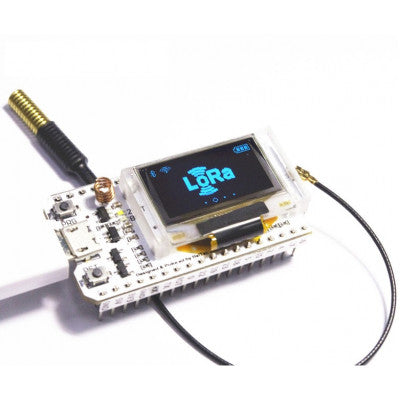 An LoRa ESP32 OLED Display Bluetooth WIFI IOT Development Board for Arduino