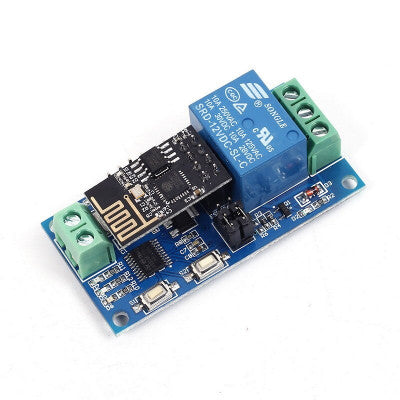 An ESP8266 ESP-01 12V 1 Channel WiFi Relay Module Things Smart Home Remote Control Switch
