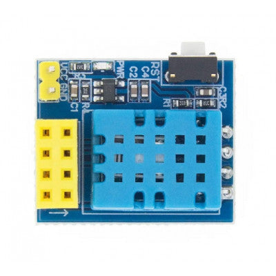 An ESP8266 ESP-01 ESP-01S DHT11 Temperature and Humidity WiFi Node does not Include wireless Module