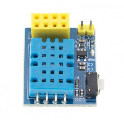 An ESP8266 ESP-01 ESP-01S DHT11 Temperature and Humidity WiFi Node does not Include wireless Module