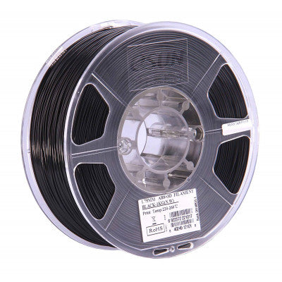 An eSun ABS+ 1.75mm 3D Printing Filament 1kg - Black