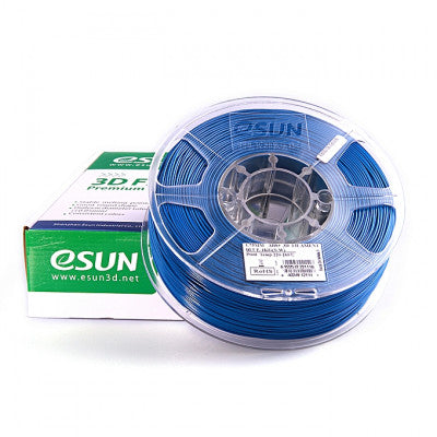 An eSun ABS+ 1.75mm 3D Printing Filament 1kg - Blue