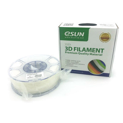 An eSun ABS+ 1.75mm 3D Printing Filament 1kg - Cold White