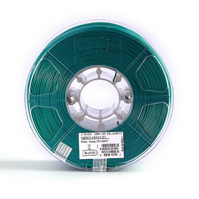 An eSun ABS+ 1.75mm 3D Printing Filament 1kg - Green