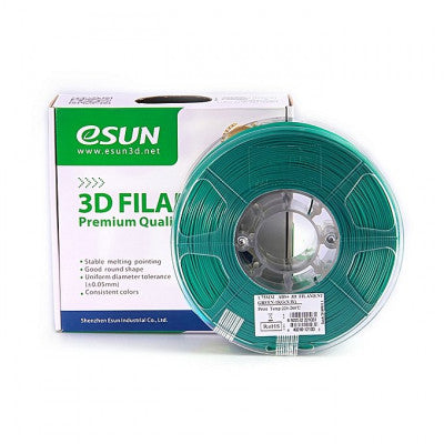 An eSun ABS+ 1.75mm 3D Printing Filament 1kg - Green