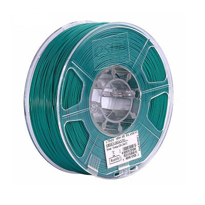 An eSun ABS+ 1.75mm 3D Printing Filament 1kg - Green
