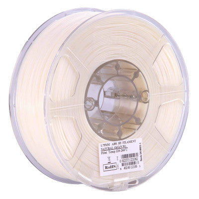 An eSun ABS+ 1.75mm 3D Printing Filament 1kg - Natural