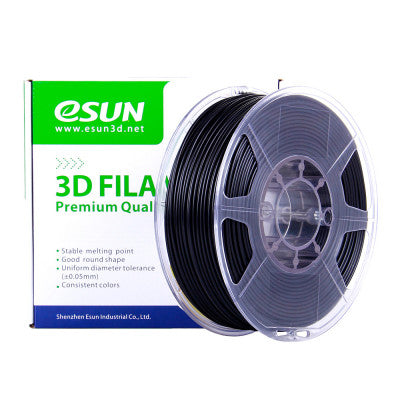 An eSun eABS Max 1.75mm 3D Printing Filament 1Kg - Black