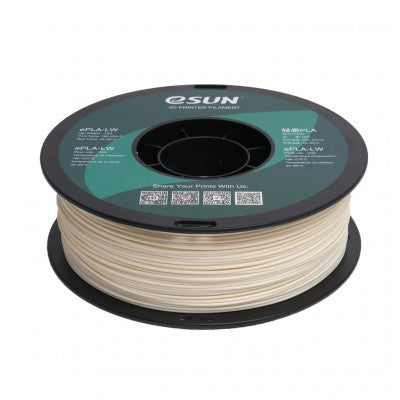 An eSun ePLA-LW 1.75mm 3D Printing Filament 1kg-Natural