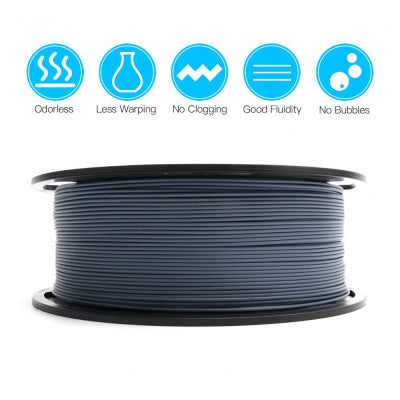 An eSUN ePLA-Matte 1.75mm 3D Printing Filament 1kg-Dark Grey