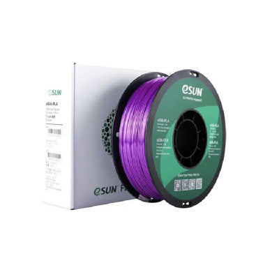 An eSun eSilk-PLA 3D Printing Filament-Purple