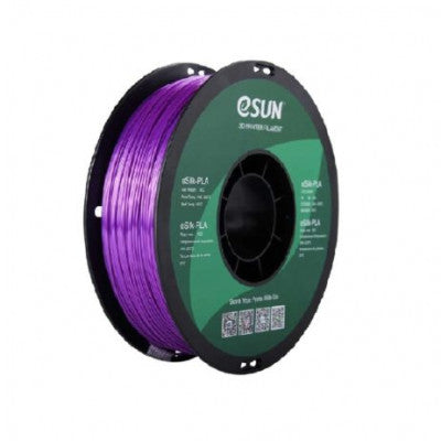 An eSun eSilk-PLA 3D Printing Filament-Purple
