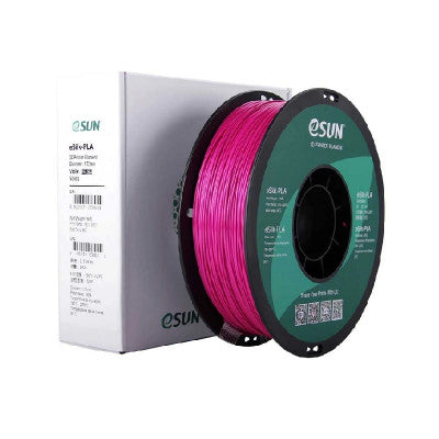 An eSun eSilk-PLA 3D Printing Filament-Violet