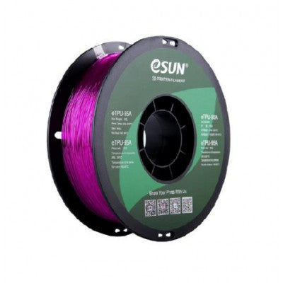 An eSun eTPU-95A 3D Printing Filament-Transparent Purple