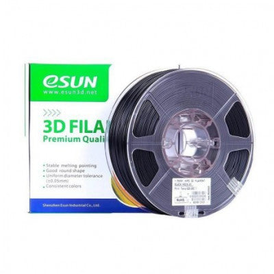 An eSUN HIPS 3D printing filament 1.75 MM Black