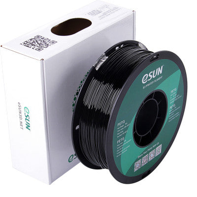 An eSun PETG 1.75mm 3D Printing Filament 1kg - Solid Black