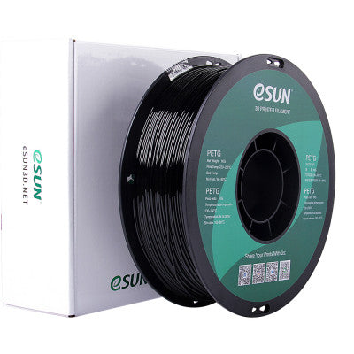 An eSun PETG 1.75mm 3D Printing Filament 1kg - Solid Black