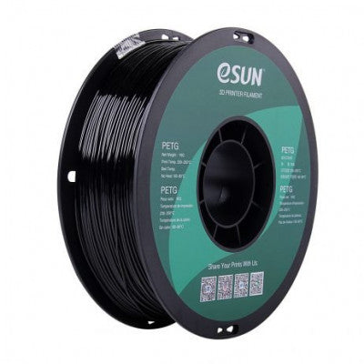 An eSun PETG 1.75mm 3D Printing Filament 1kg - Solid Black