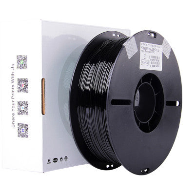 An eSun PETG 1.75mm 3D Printing Filament 1kg - Solid Black